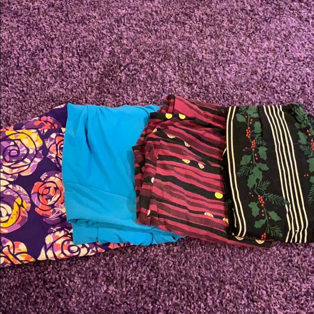 Lularoe TC leggings. 4 pack